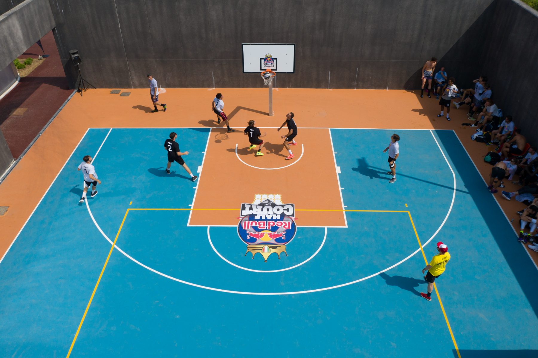 Indoor basketball match on H-FARM Campus